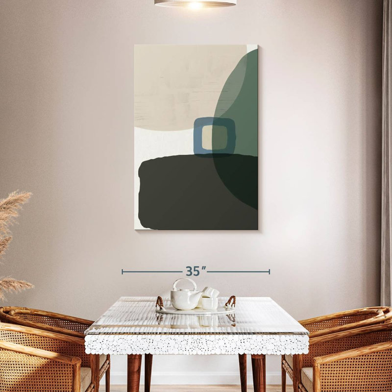Avery Mid-Century abstrait I, H 45 po x l 30 po