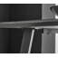 Industrial Design White & Grey Marble Effect Melamine Dining Table Set with 6 Upholstered Chairs-87463336