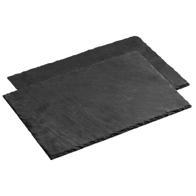 Slate Solid Colour Rectangle Placemat