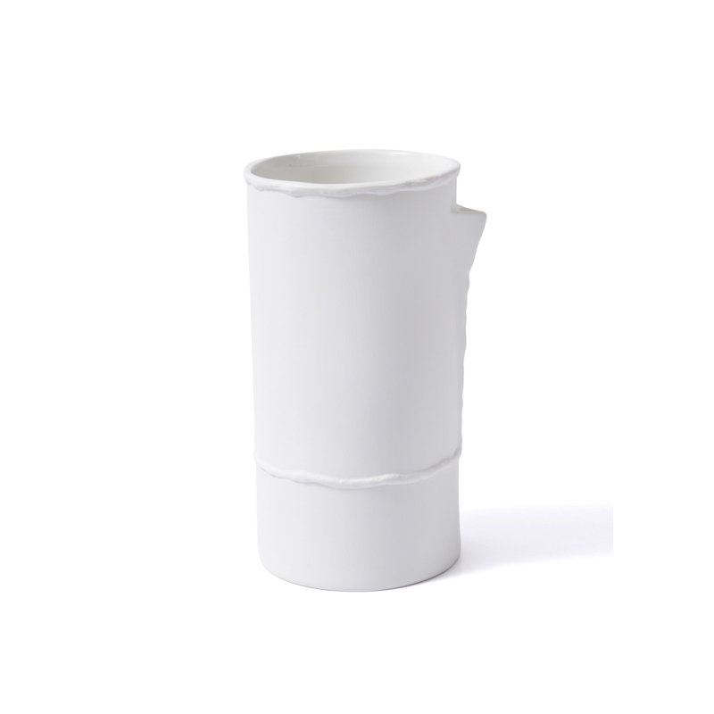 Vase, H 19 po x l 16 po x P 31 po, Blanc