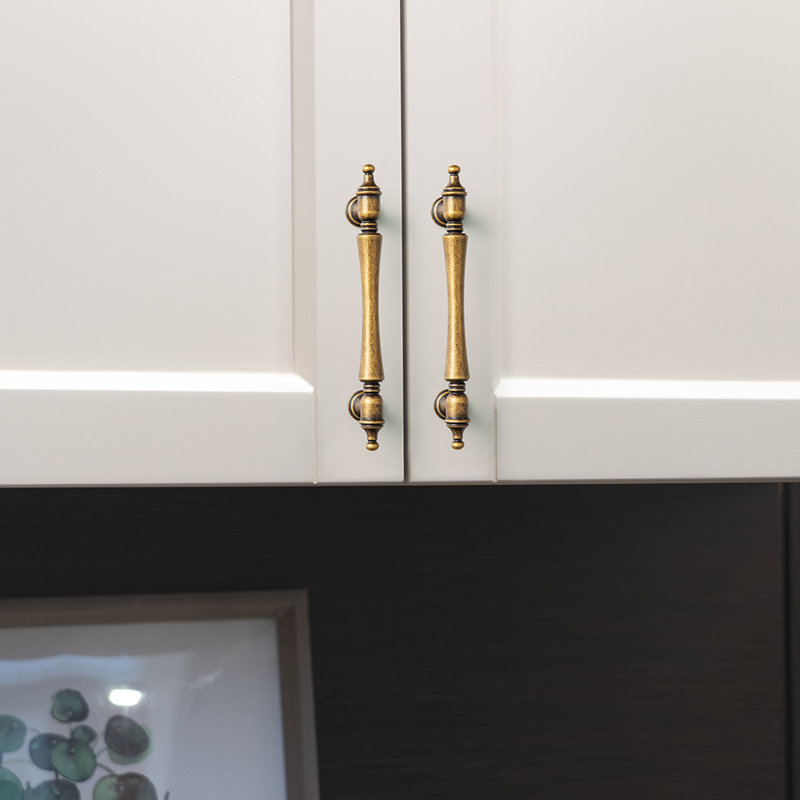 Elegant Cabinet Bar Pull Multipack, Antique Brass, 3.75"
