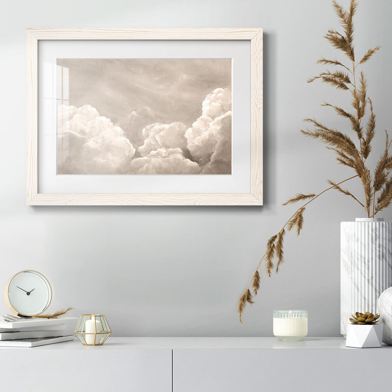 Painted Clouds II, H 18 po x l 26 po x P 1,5 po, Blanc