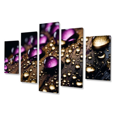 Frazer - Raindrops Canvas Print - 5 Panels
