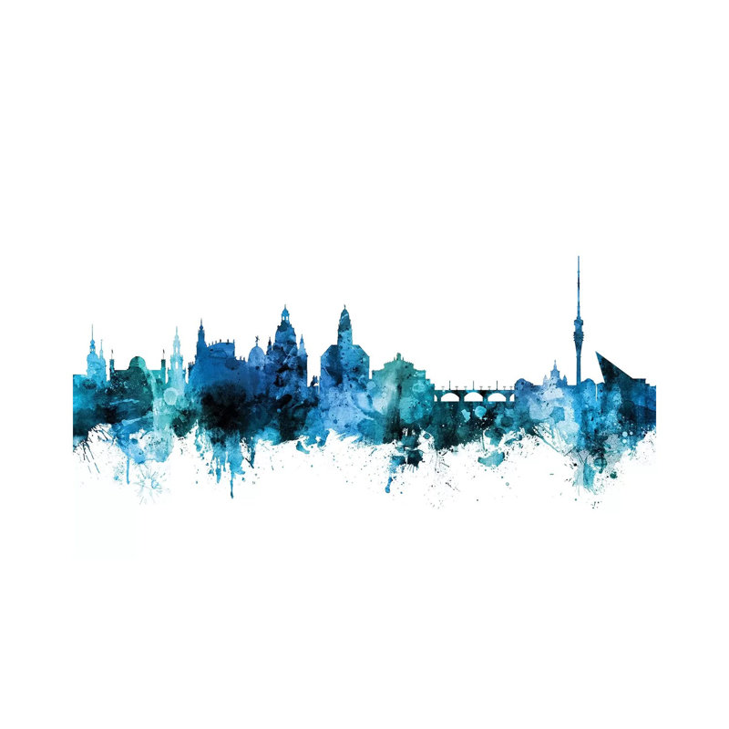 Dresden, Germany Skyline by Michael Tompsett - Wrapped Canvas Gallery-Wrapped Canvas Giclée