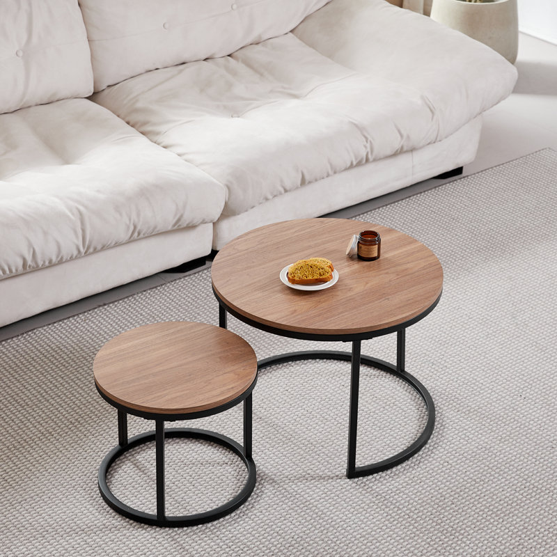 Smicksburg Frame Coffee Table, Dark Brown