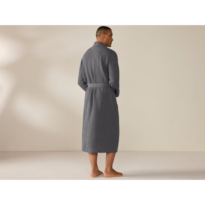 Pebbled Terry Robe, Large/XLarge, Shadow