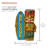 12"H Solar-Powered Tiki Statue with LED Lights