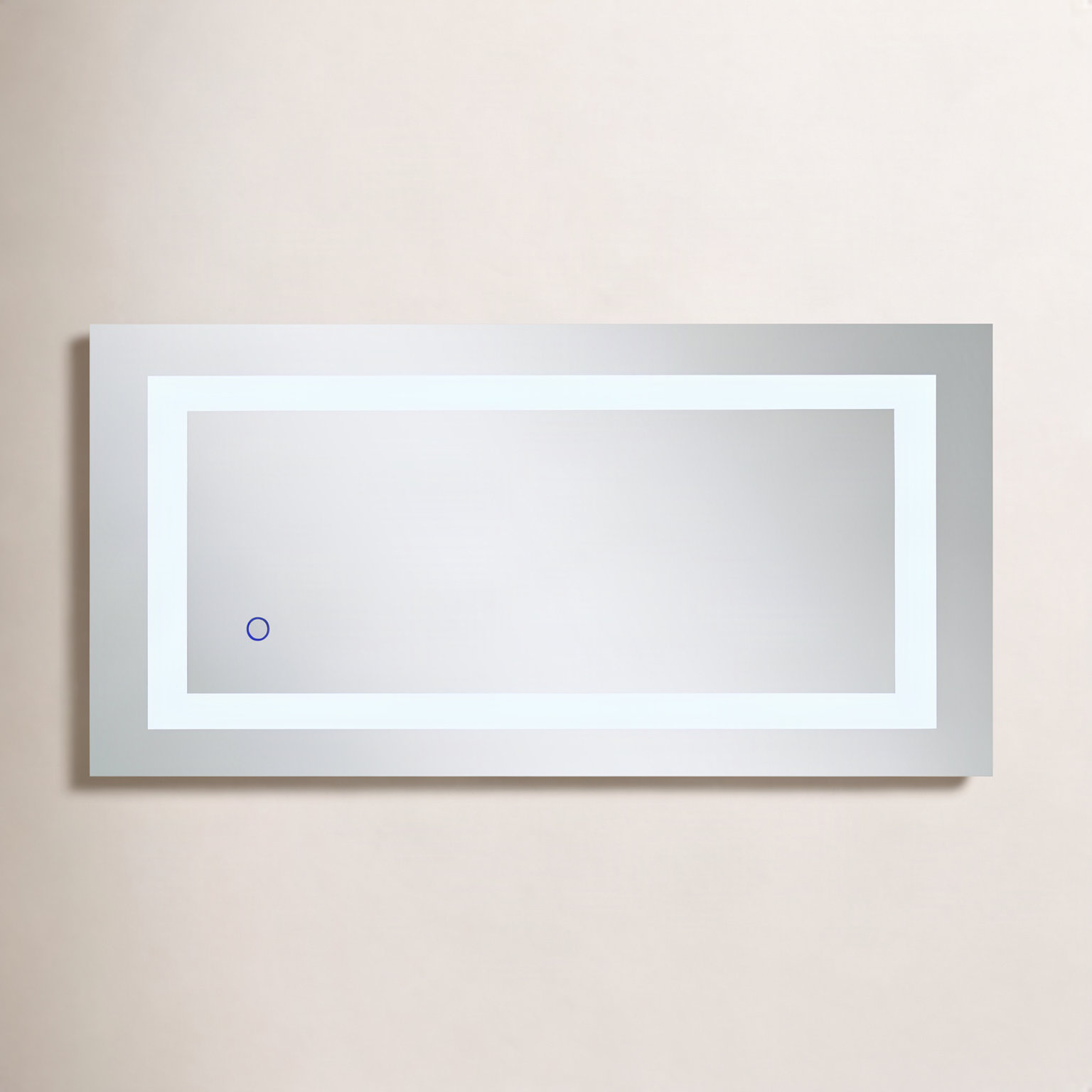 Scoles Flat Wall Mirror, 30" x 18"