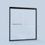 Porte de douche coulissante double semi-sans cadre H 56 po x l 72 po x H 72 po, porte de douche à dérivation, porte en verre trempé épais de 1/4 po (6 mm)-113931030