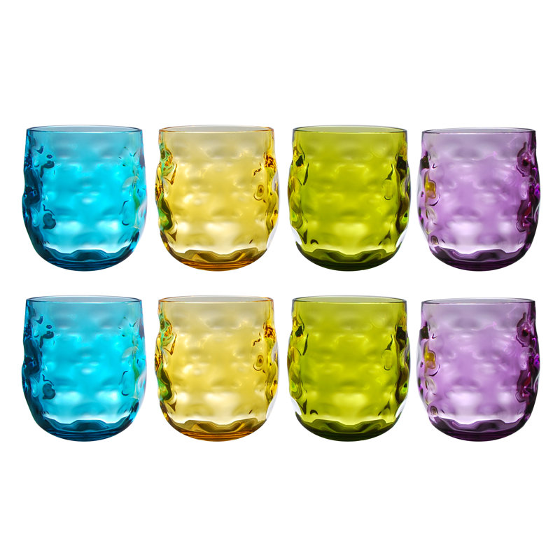 Verre de 14 oz en acrylique Grassingt, Multicolore
