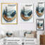 Glendel Winter Tree In Ink Geode Landscape I - Forest Large, art mural-1836963725-1836963714-1836963718