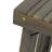 Foldable Side Table In Grey Wood With Slat Refinement, 21.07W X 13.87D 15.77H Quality, Style,