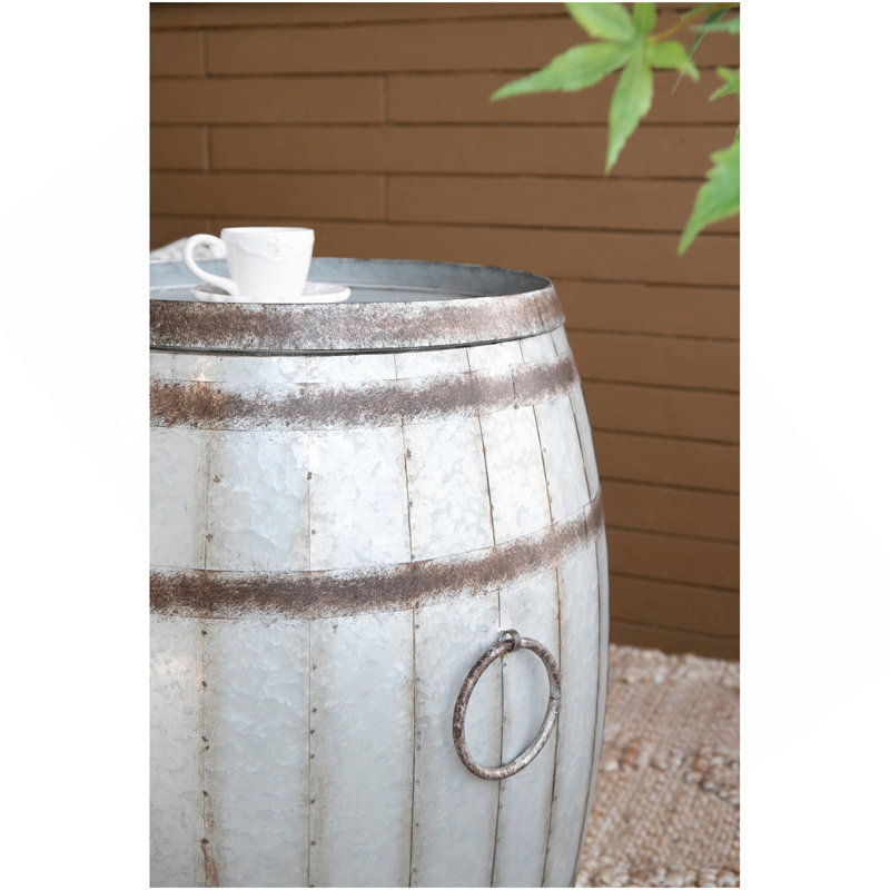 22.5X22.5X26" Drum Side Table