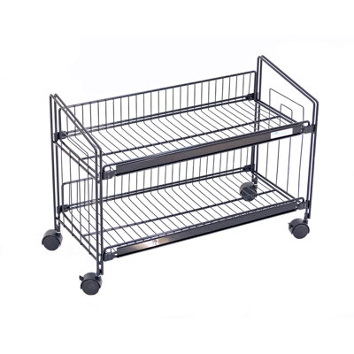 29'' W Metal Merchandiser with Wheels