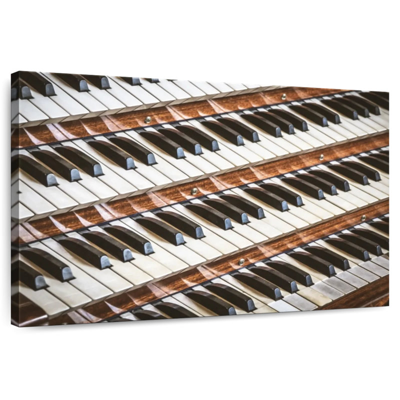 Orgue à tuyaux, H 32 po x l 48 po