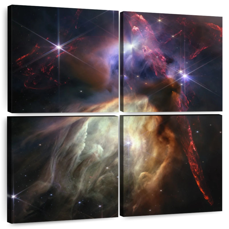 Oberle Rho Ophiuchi, 18" H x 18" W