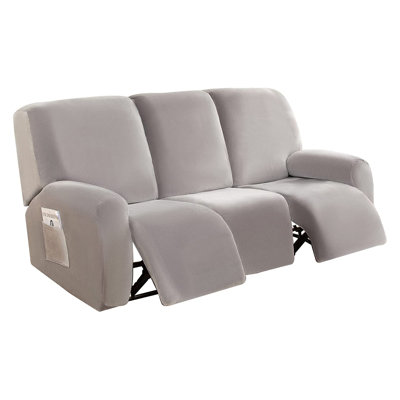 Housse pour fauteuil inclinable à coussins carrés/rectangulaires