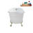 57.5'' x 29.5'' Freestanding Soaking Acrylic Bathtub-83636126-83636119