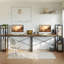 Metal Base Computer Desk-583874332-583874328
