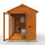 8x6w TigerFlex® Shiplap Apex Full Pane Summerhouse