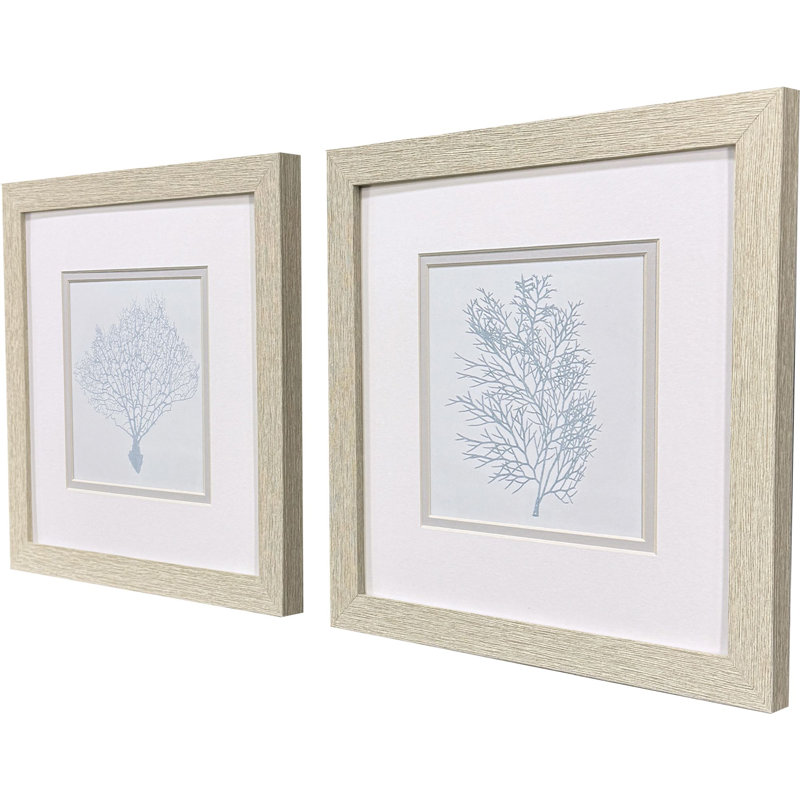 Soft Coral Framed Art