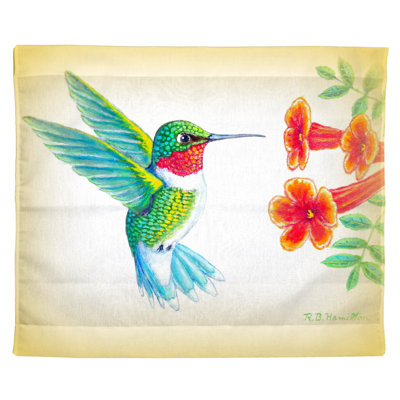 Suspension murale hummingbird dick de polyester