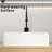 Bathroom Vessel Sink - Rectangular White Ceramic, Deep Bowl, Splash Minimizing, Efficient Drain, 19.11 In Deep, 23.45 Lb Weight