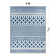 Ramveer Geometric Ivory/Blue Reversible Indoor/Outdoor Area Rug