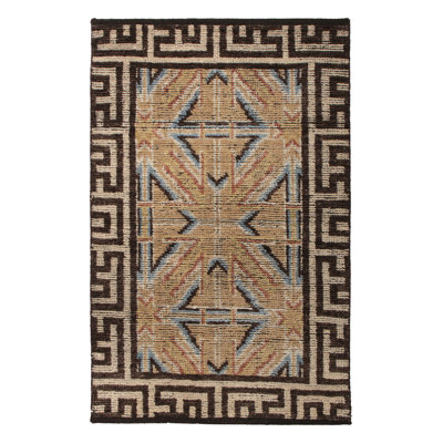 Burano Hand Knotted Wool Geometric Area Rug
