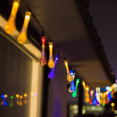  Guirlande de fantaisie 34 lumières DEL d'extérieur 34 pi