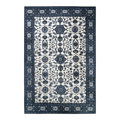  Tapis bleu lavable Dalayla Ramage