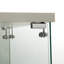 4-Tier Double Door Glass Display Cabinet with Mirrored Back & LED Lights,  Large Tall Curio Cabinet, Black / White-904657947