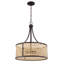Raynham 6 - Light Bronze Unique/Statement Pendant