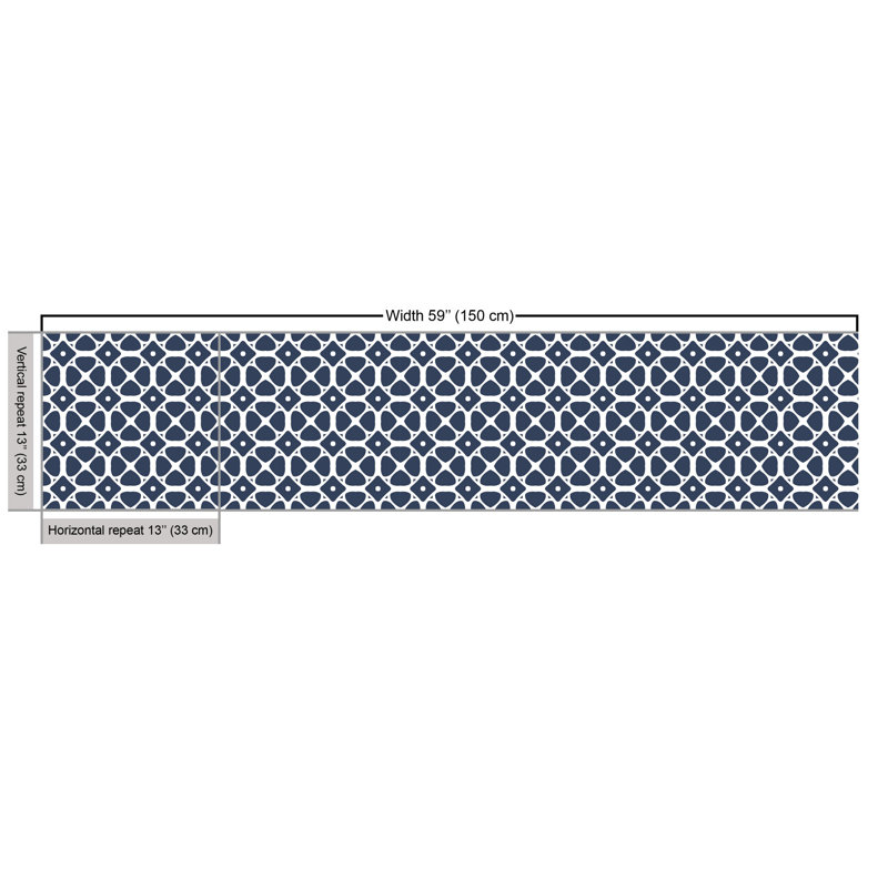 Channay Monochromatic Classic Tiling Multi-Purpose Fabric