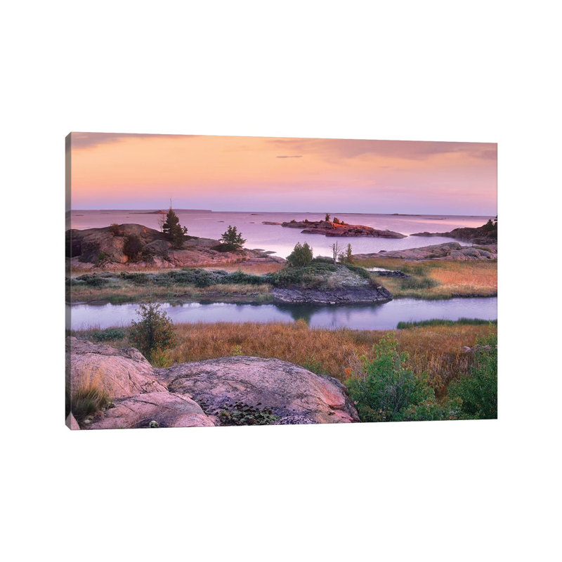 Chikanishing Creek, Killarney Provincial Park, Ontario, Canada by Tim Fitzharris - Wrapped Canvas Print