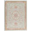 Hand-Knotted High-Quality Green and Brown Area Rug