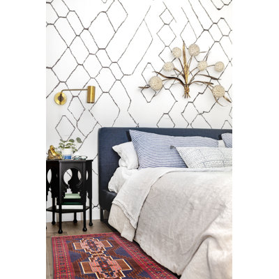 Teimani  Navy Rug 2'9" x 5'1"
