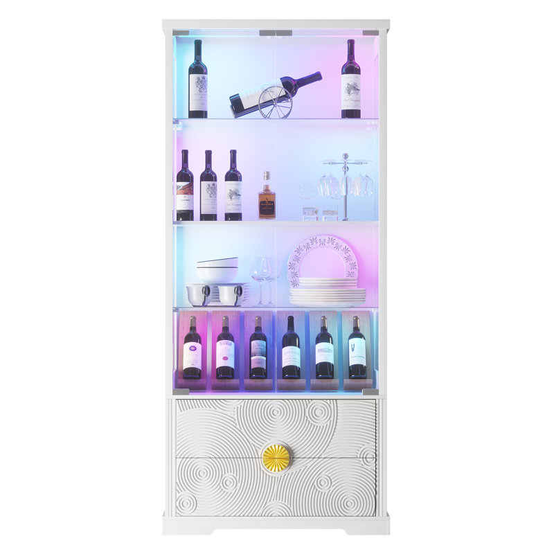 Display Cabinet, White