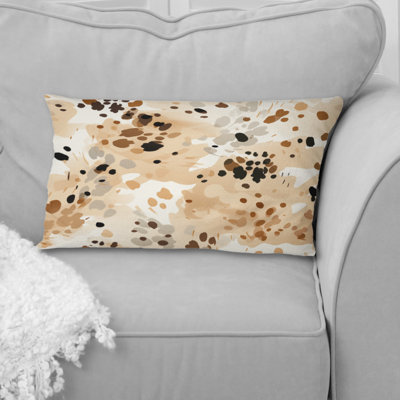 Abstract Paw Print Patterning III - Printed Pillow