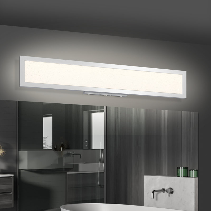 Luminaire de meuble-lavabo à panneau plat Atlas Led avec veilleuse 2W