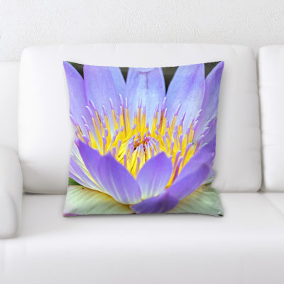 Water Lily Throw Pillow