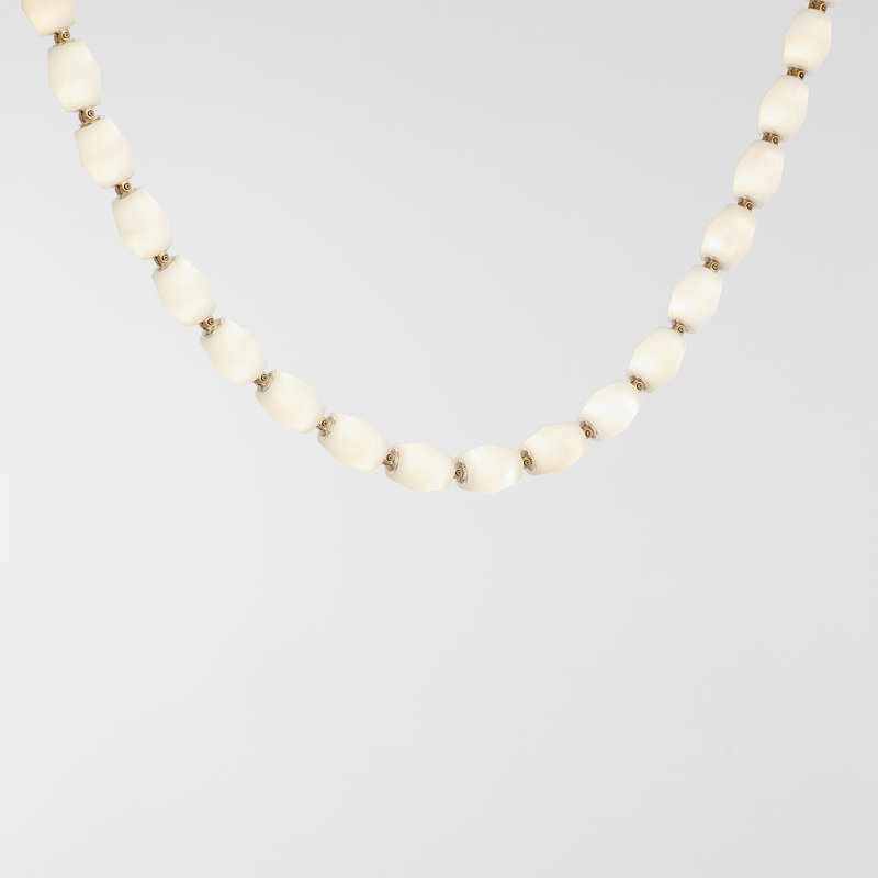 Sean Lavin Collier 240 Chandelier in Bronze with Alabaster shade, 2700K, 257.8" H x 2" W x 2" D, Bronze