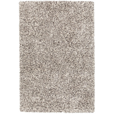 Eleanor Wool Area Rug in White/Gray