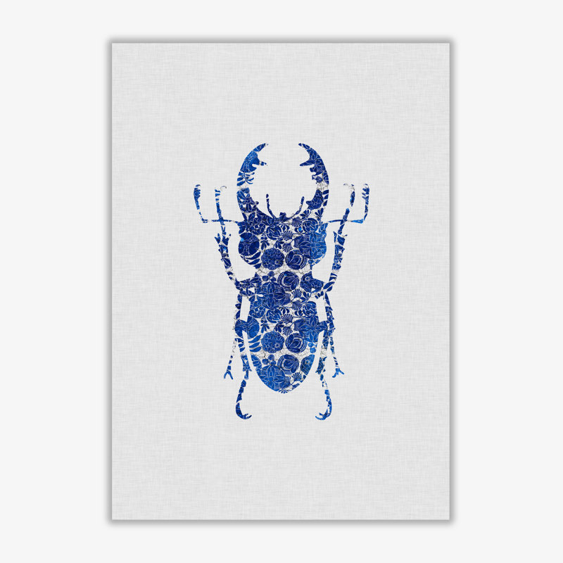 Blue Beetle III - Print, No Frame, 42 cm H x 30 cm W x 1 cm D