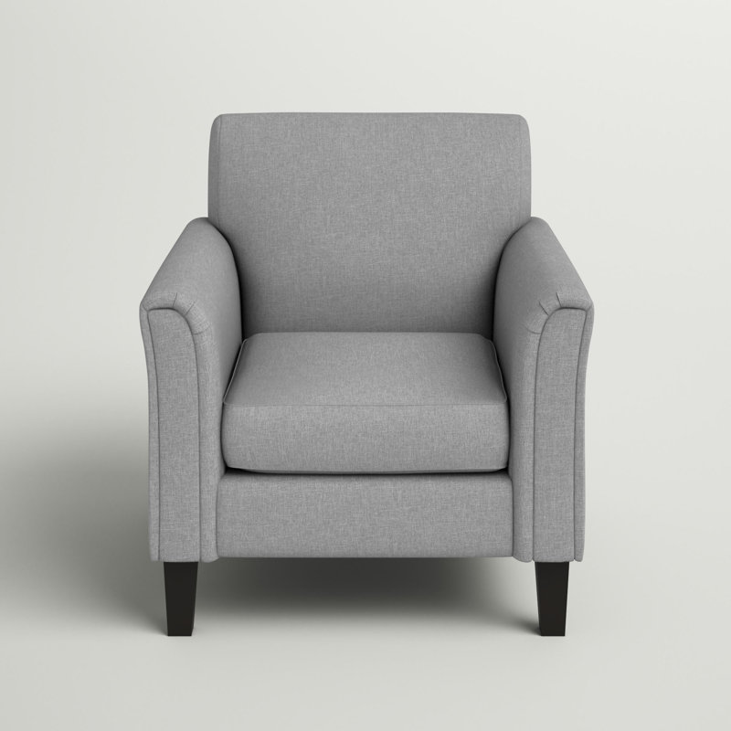 Achilles Upholstered Club Chair, Gray