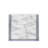 49" Silver And White Wood Faux Marble Lighted Five Drawer Dresser