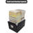 Collapsible Storage Box, Decorative Memory Box With Lid & Metal Reinforced Corners, Cardboard File Bin With Handles, Organizer Gift Box For Keepsake Toy Photos Office Nursery Wardrobe Bookshelf-487647824