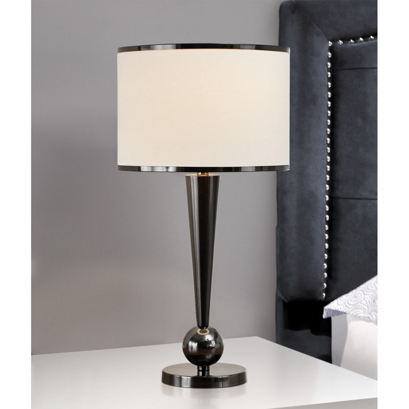 Hyland Metal Table Lamp, Black Gunmetal