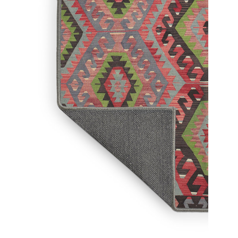 Tapis rouge à motif sud-ouest, Rectangle 5 pi x 7 pi