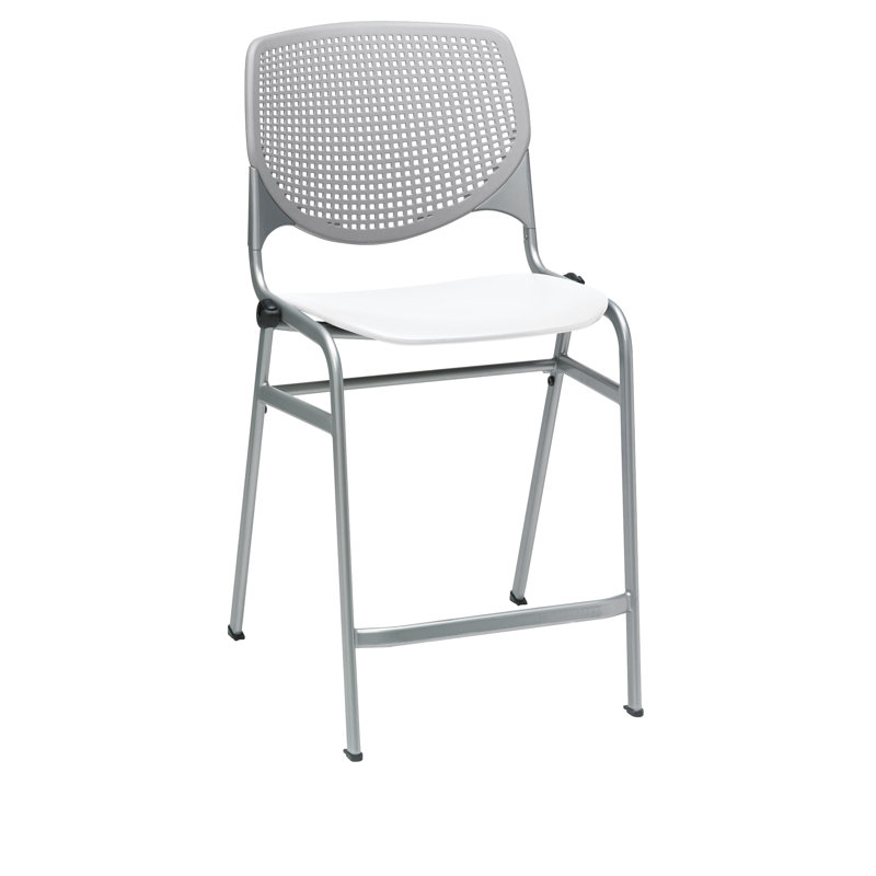 Tabouret de comptoir 25 po Kool, Gris clair